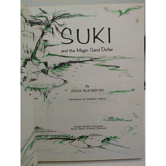 Suki And Magic Sand Dollar Joyce Blackburn 1969 Hardcover Rare Vintage Kids Book - Picture 5 of 16